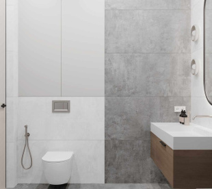 Керамогранит Ceradim Strato Chiarо светло-серый матовый рект. (60х119,5) арт. CR6012G0491R